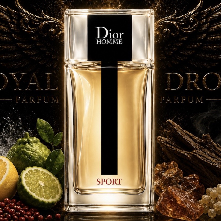 Dior Homme Sport parfymeflaske